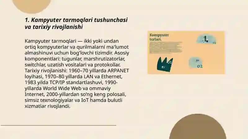 Kampyuter Tarmoqlari va turlari 3