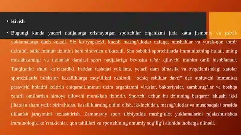SPORTCHILARDA IMMUNITET TUSHUNCHASI 3