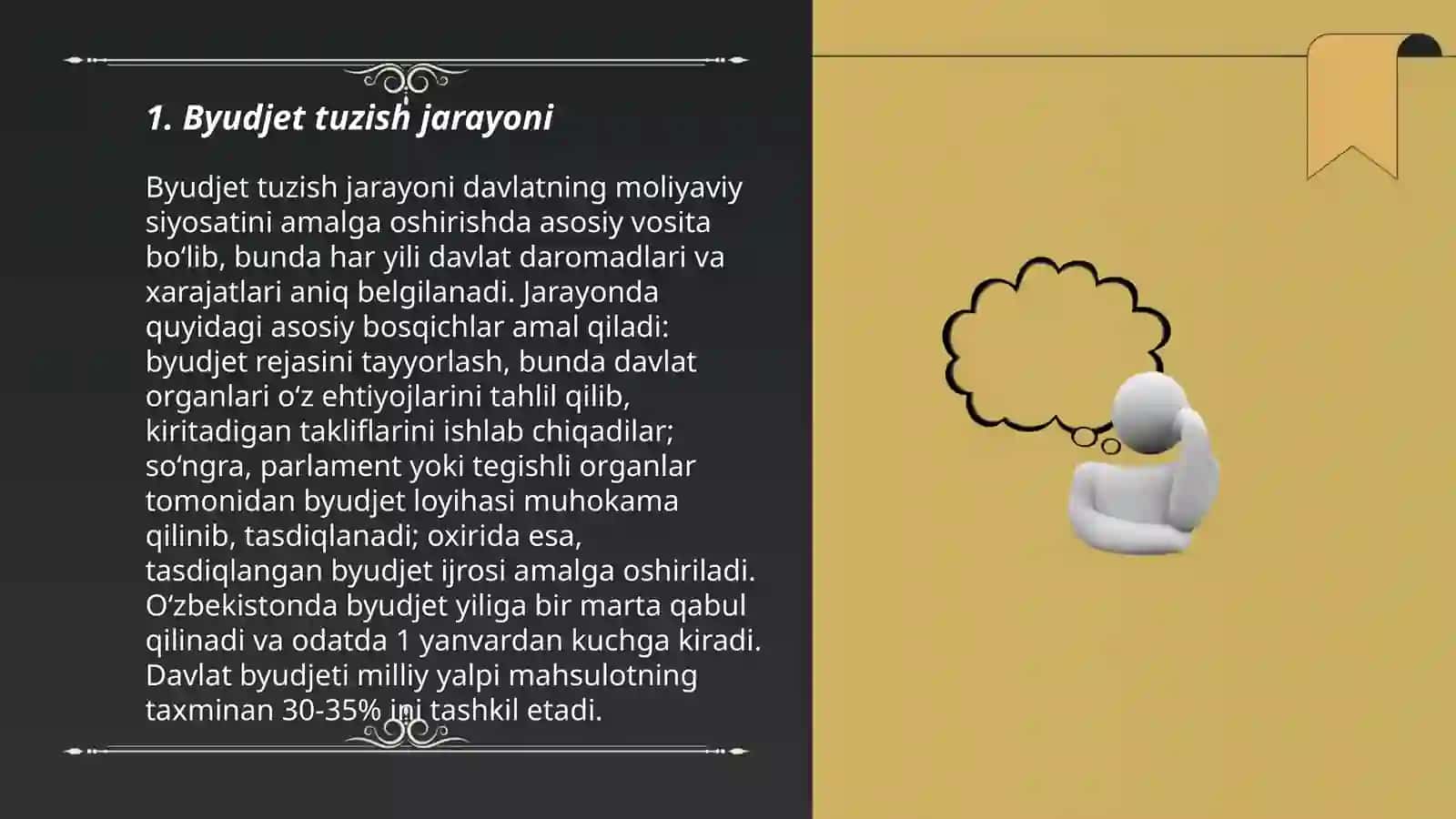 Byudjet tuzish jarayoni 3
