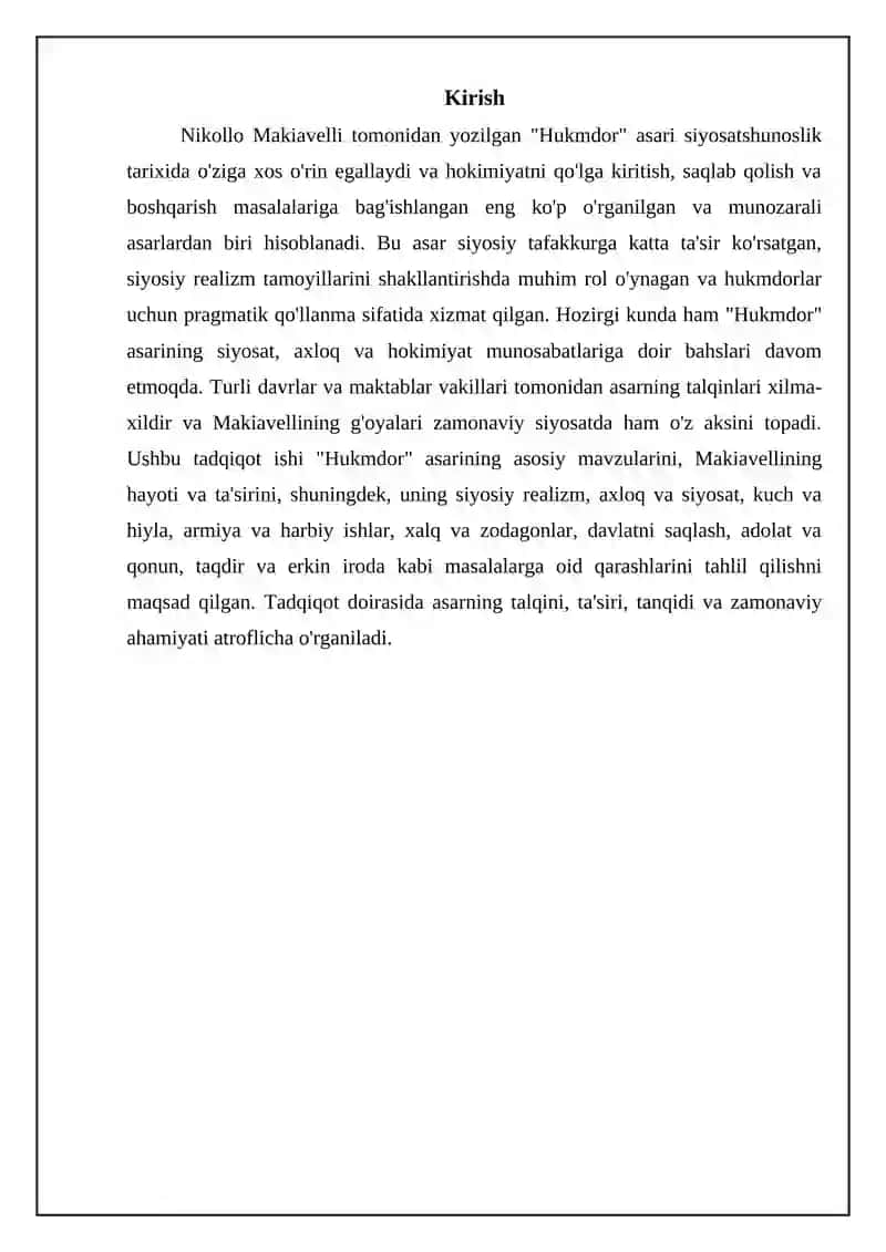 Makiaveling Xukumdor asari 3