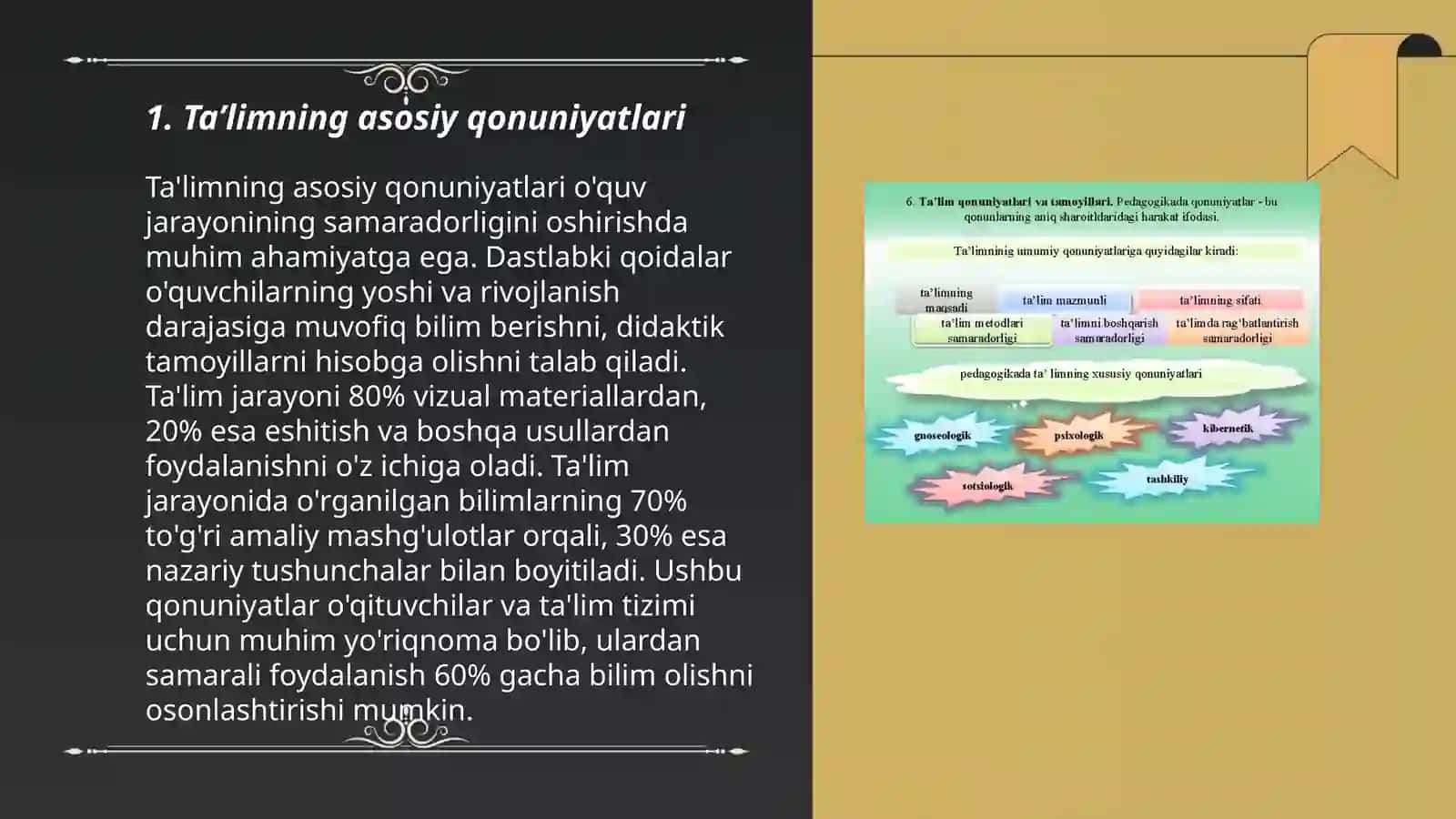 Ta'lim qonuniyatlari va vazifalari 3