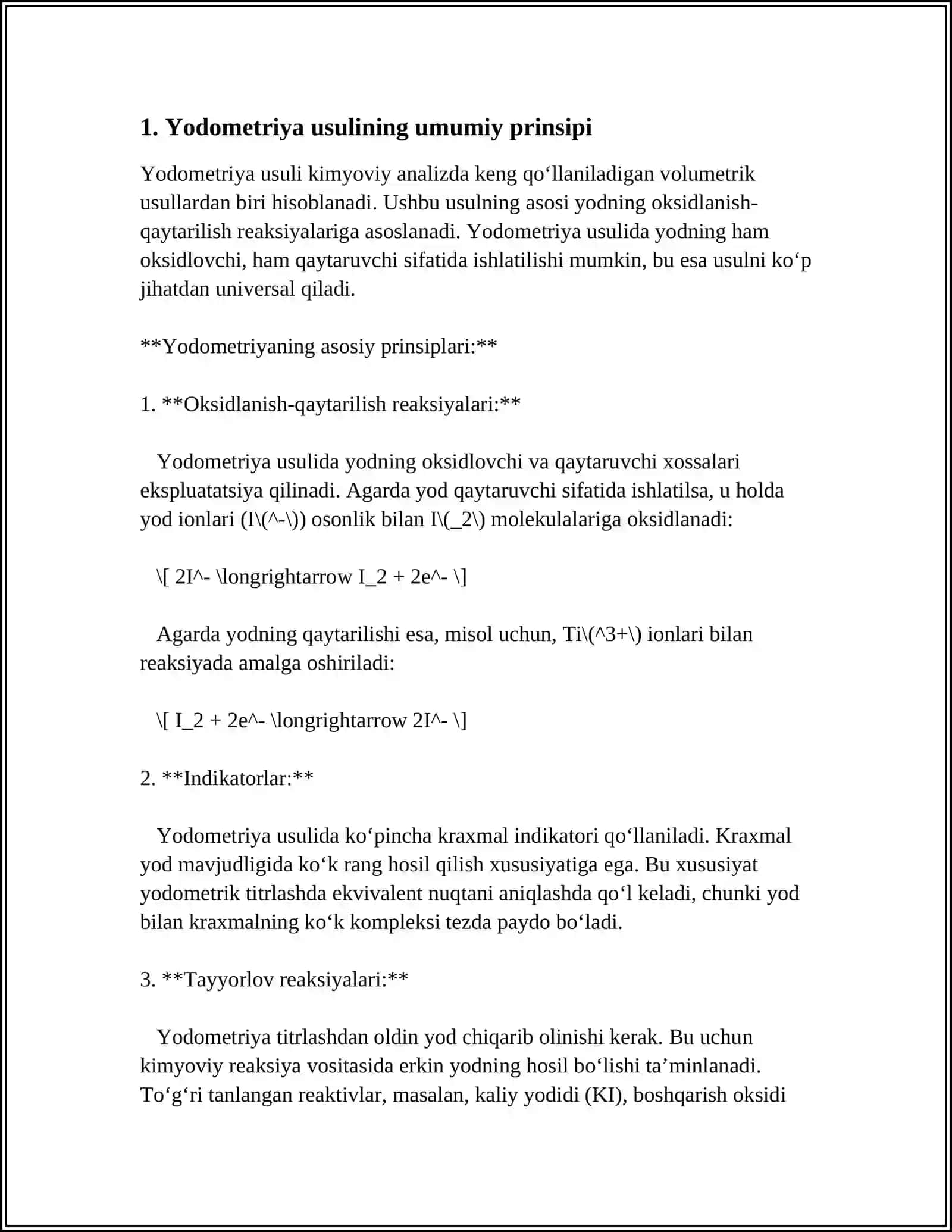 YODOMETRIYA USULIDA MODDALARNI ANIGʻLASH 3