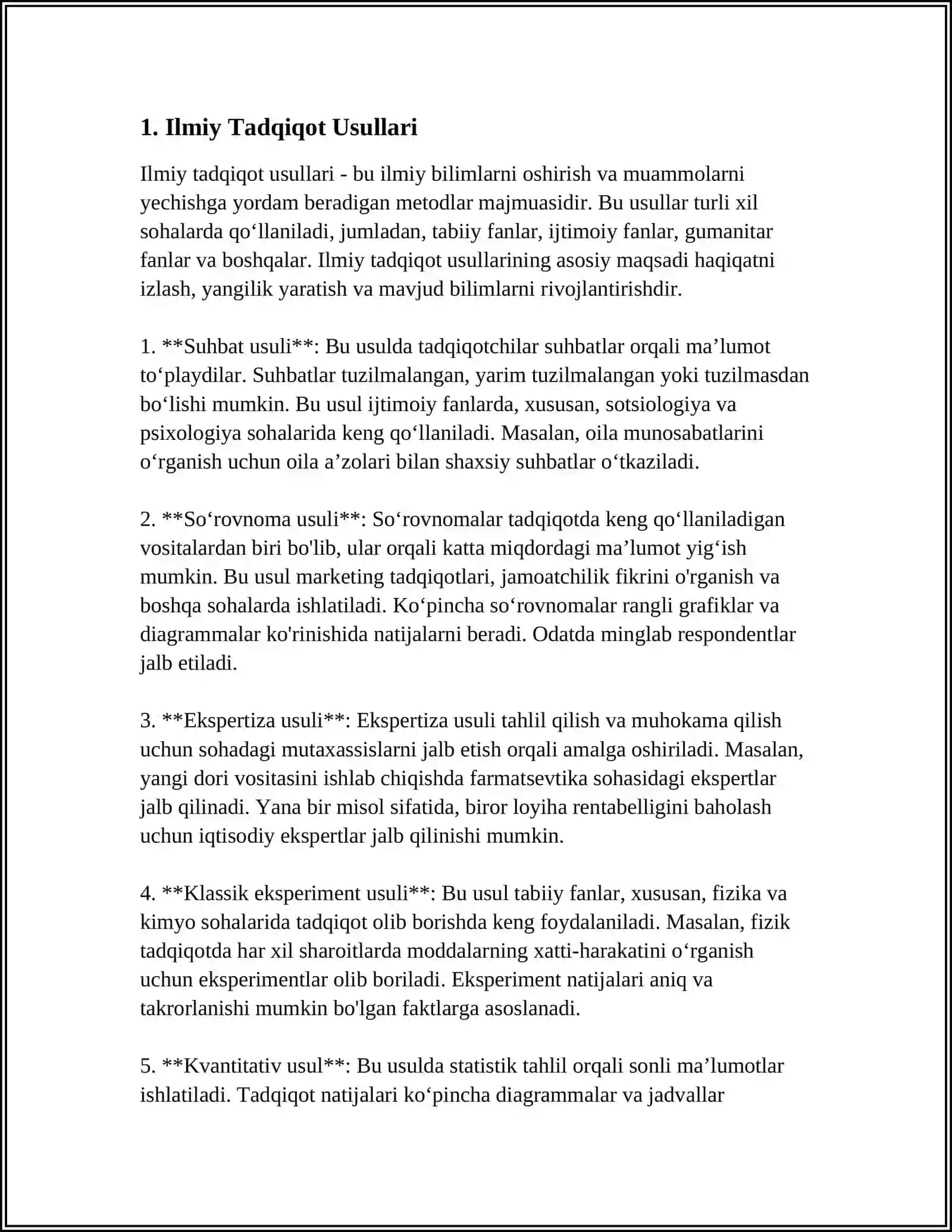 CHET EL METODOLOGIK OLIMLARI HAQIDA 3