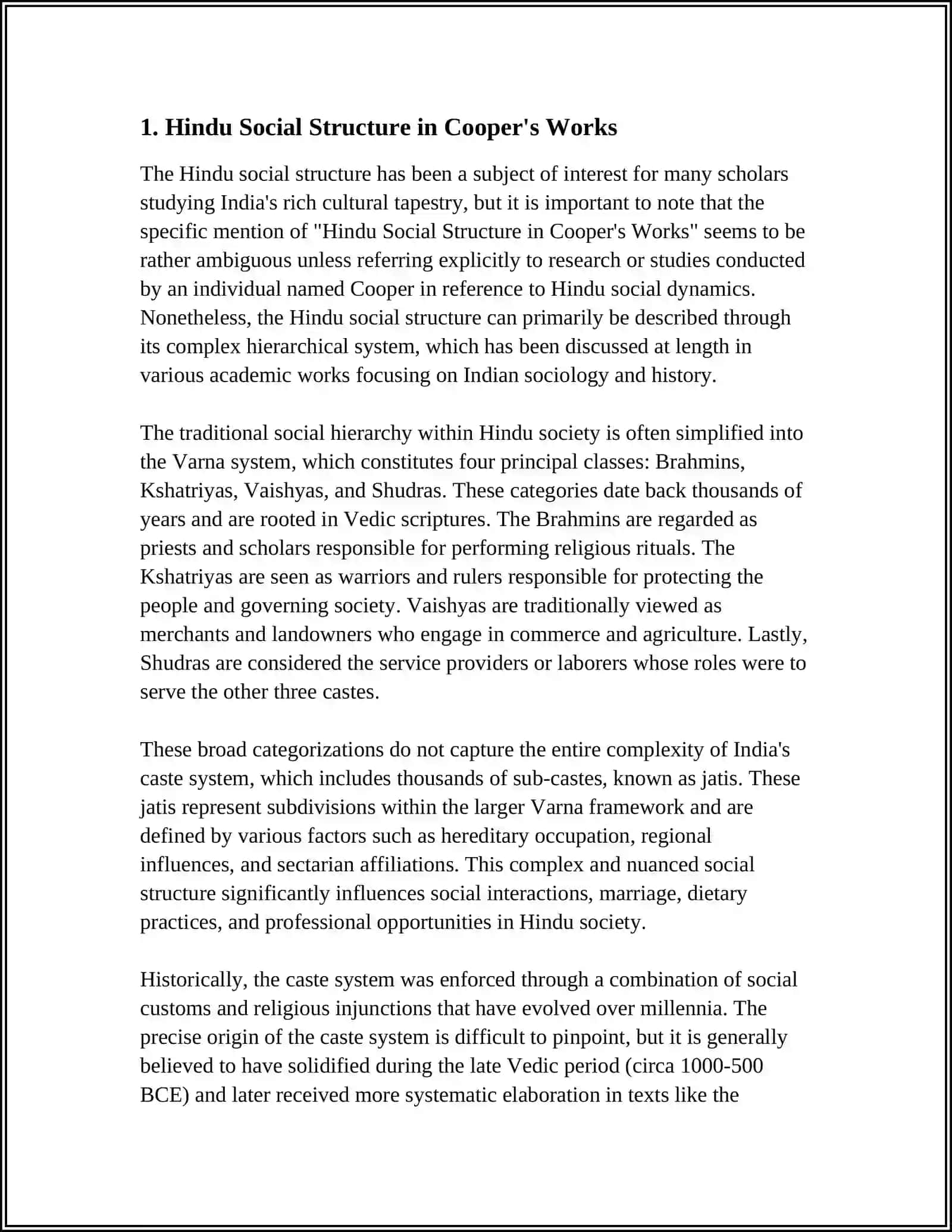 HINDU LIFE IN COOPERʼS WORKS 3