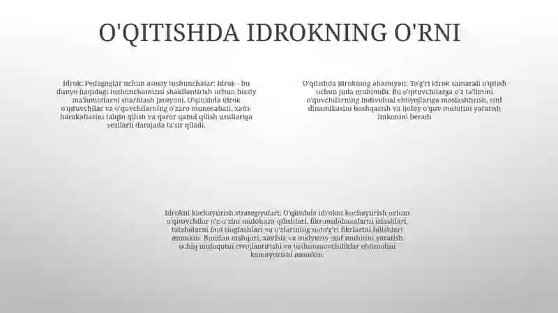 Oʻqituvchi Psixologiyasi 3