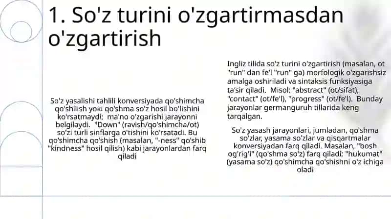 Morfemika. So‘z yasalishi 3