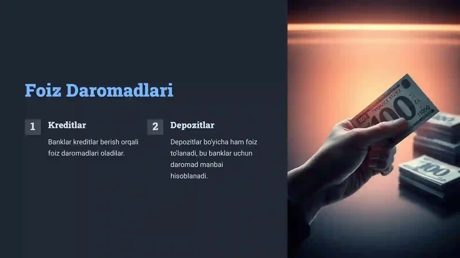 Banklarning Daromad Manbalari 3