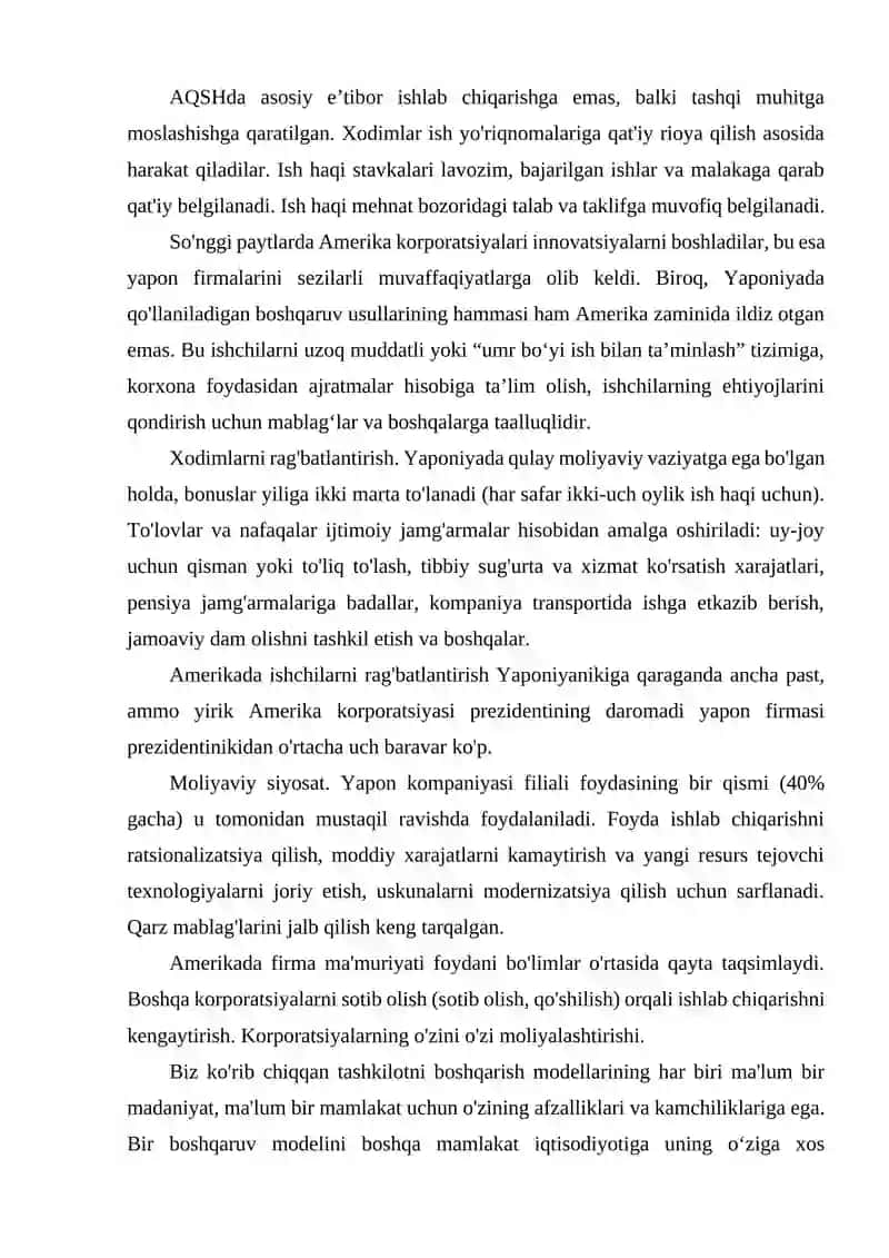 Menejmentning amerika modeli 3