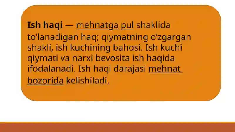 Ishhaqi va mehnat munosabatlari 3