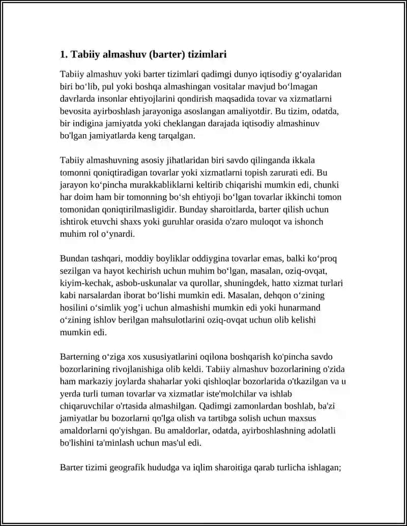 QADIMGI DUNYO IQTISODIY GʻOYALAR 3