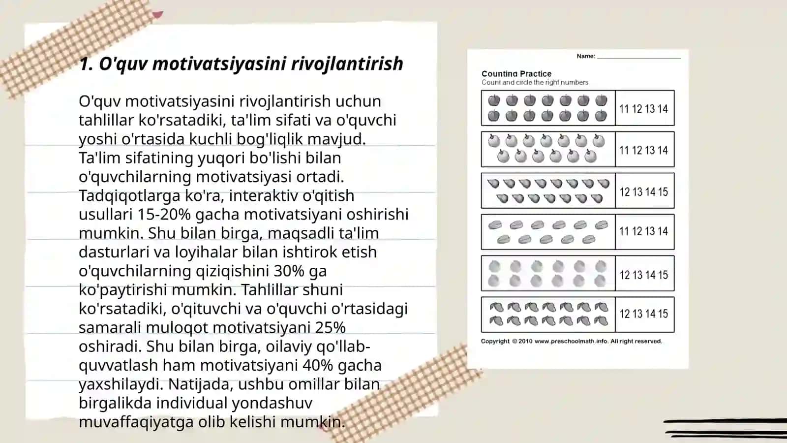 O'quv motivatsiyasini rivojlantirish 3