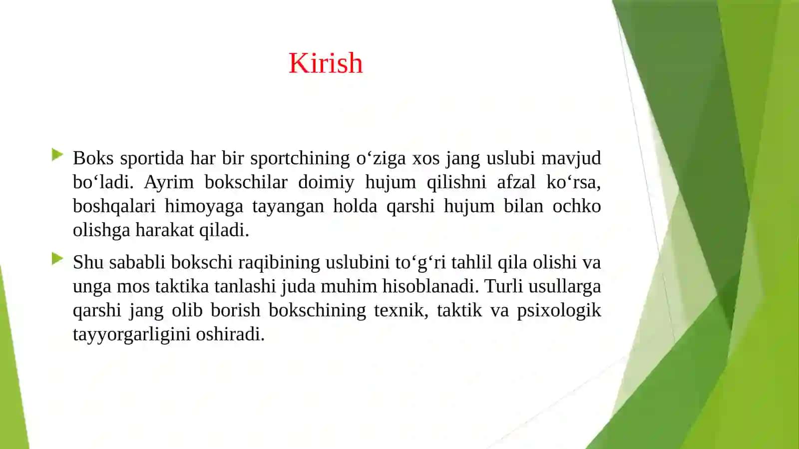 Turli boks usullariga qarshi jang olib borish 3
