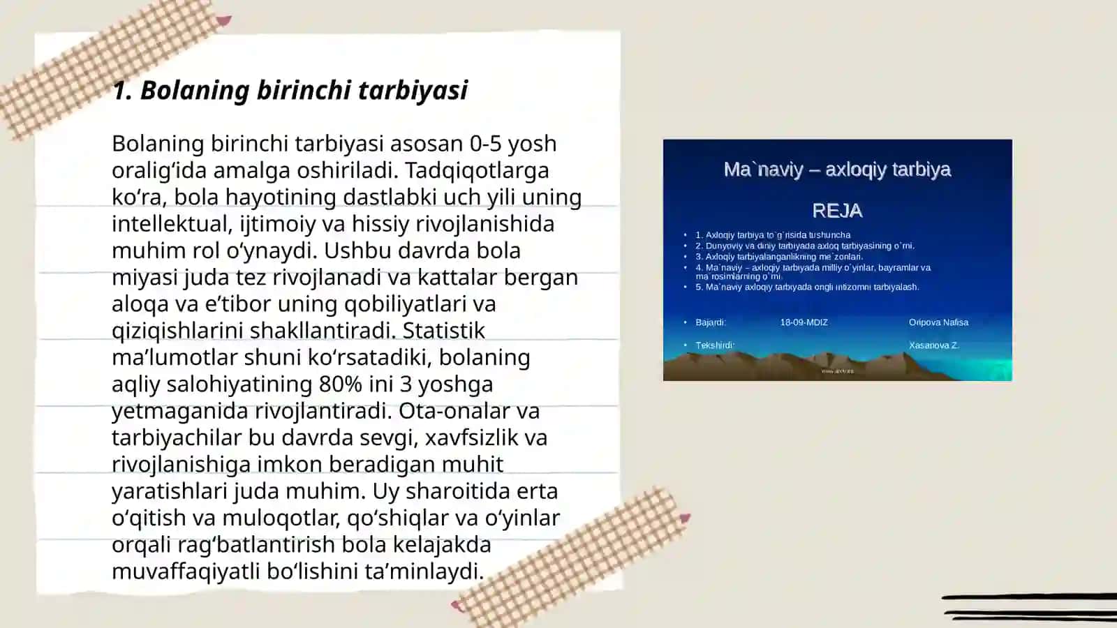 Oilada tarbiya asoslari 3