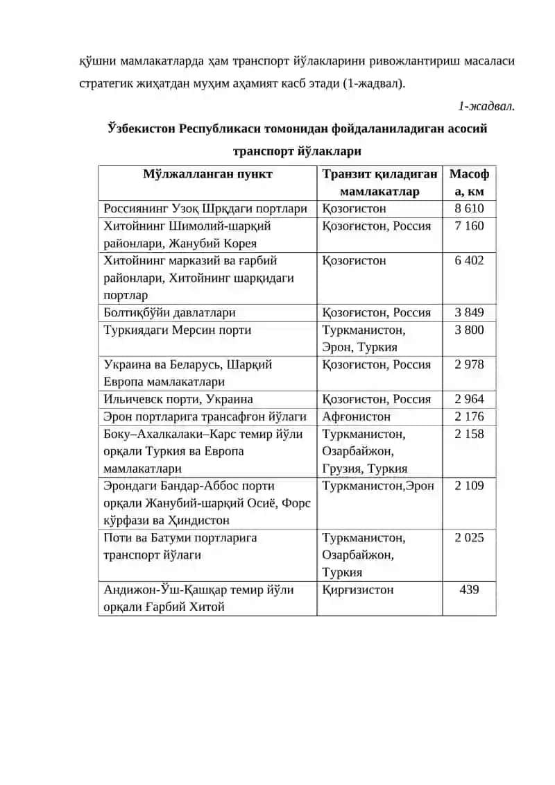Глобал транспорт-логистик тизимлар 3