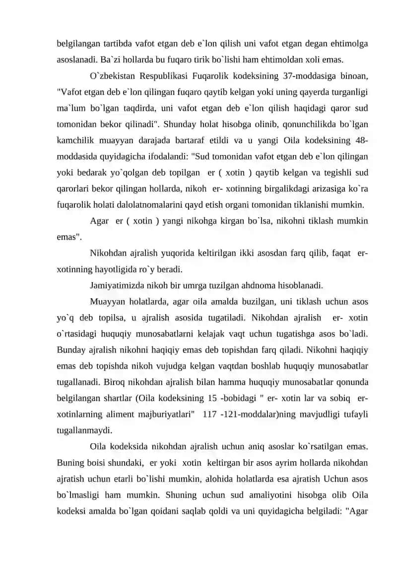Nikohdan Ajralishni Qayd Etish 3