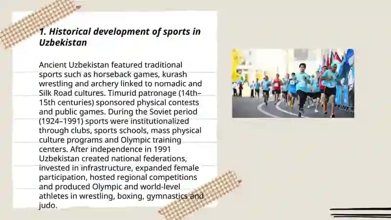 The development of sports in Uzbekistan 3