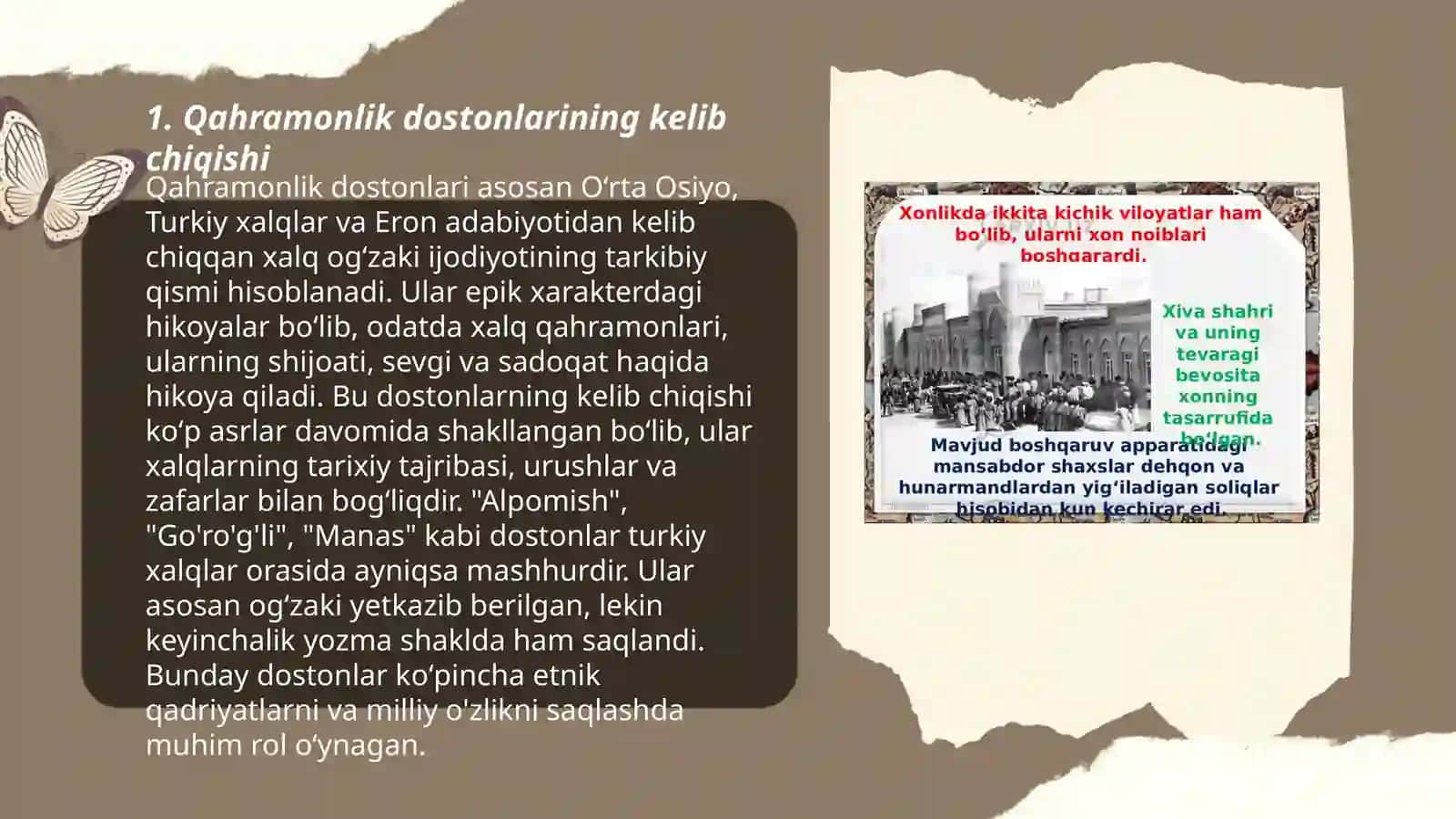 Qahramonlik dostonlari xususiyatlari 3