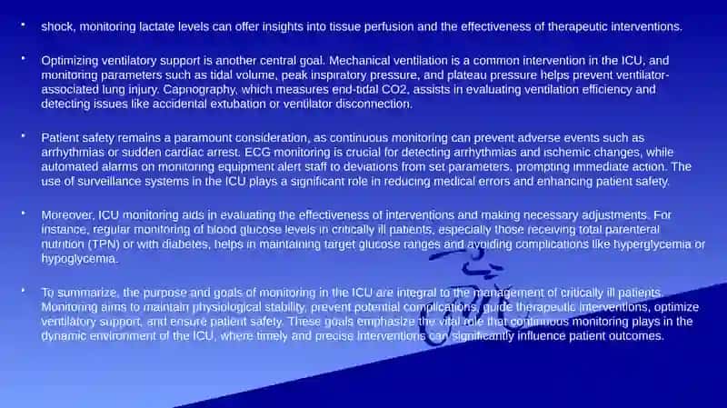 Monitoring devices in ICU 3