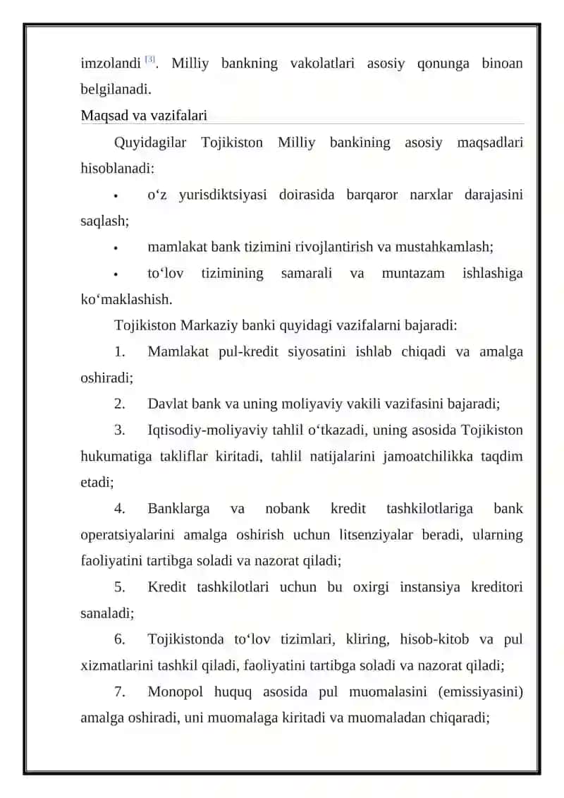 Tojikiston Markaziy Banki 3