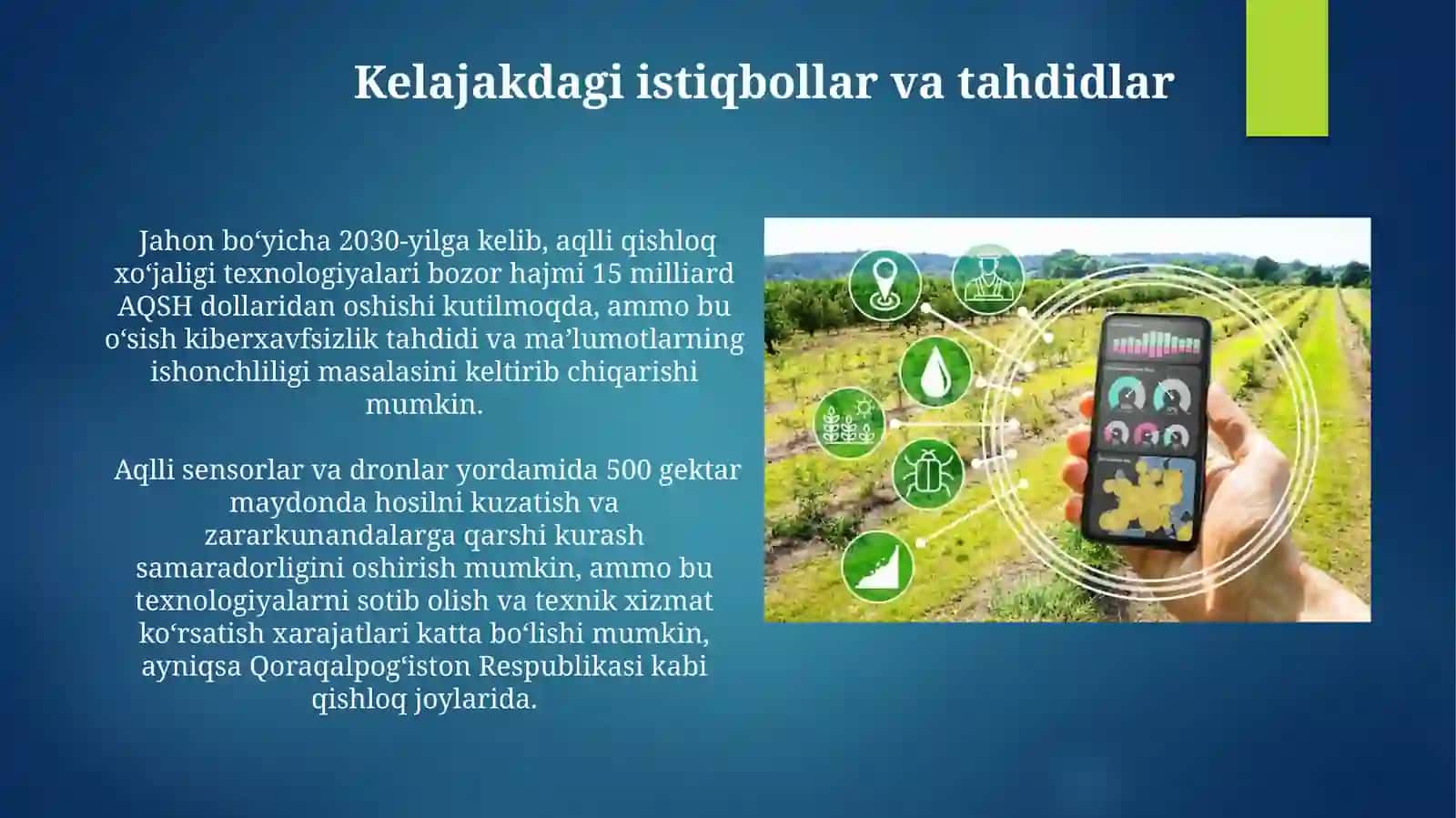 Aqlli qishloqxoʻjaligitexnikalari 3