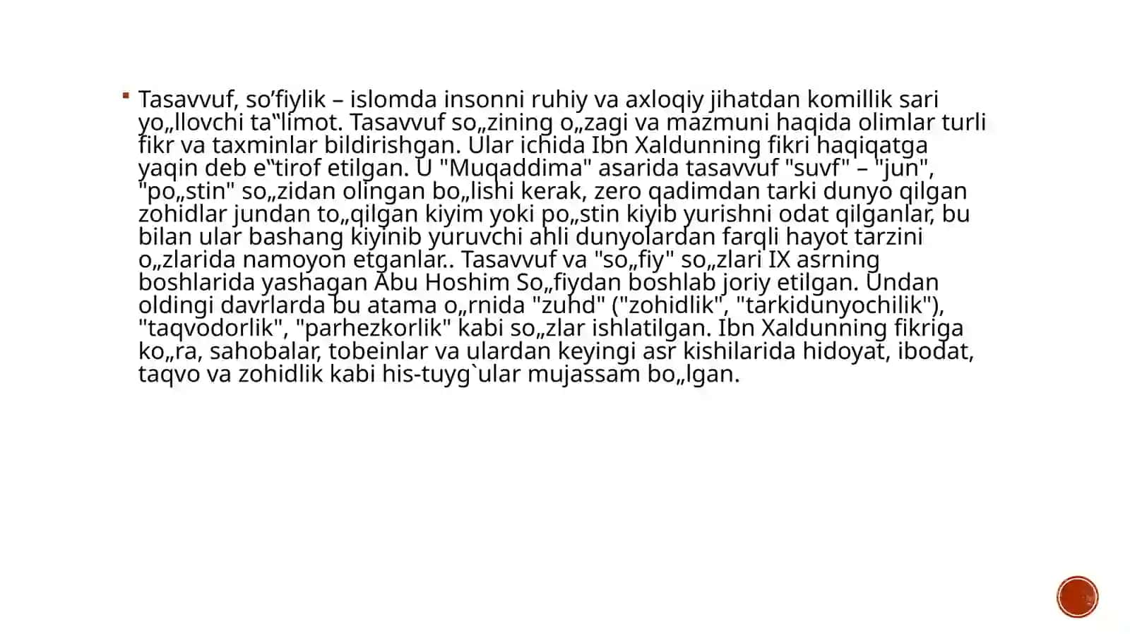 Tasavvufning Kelib Chiqishi, Mazmuni va Rivoji 3