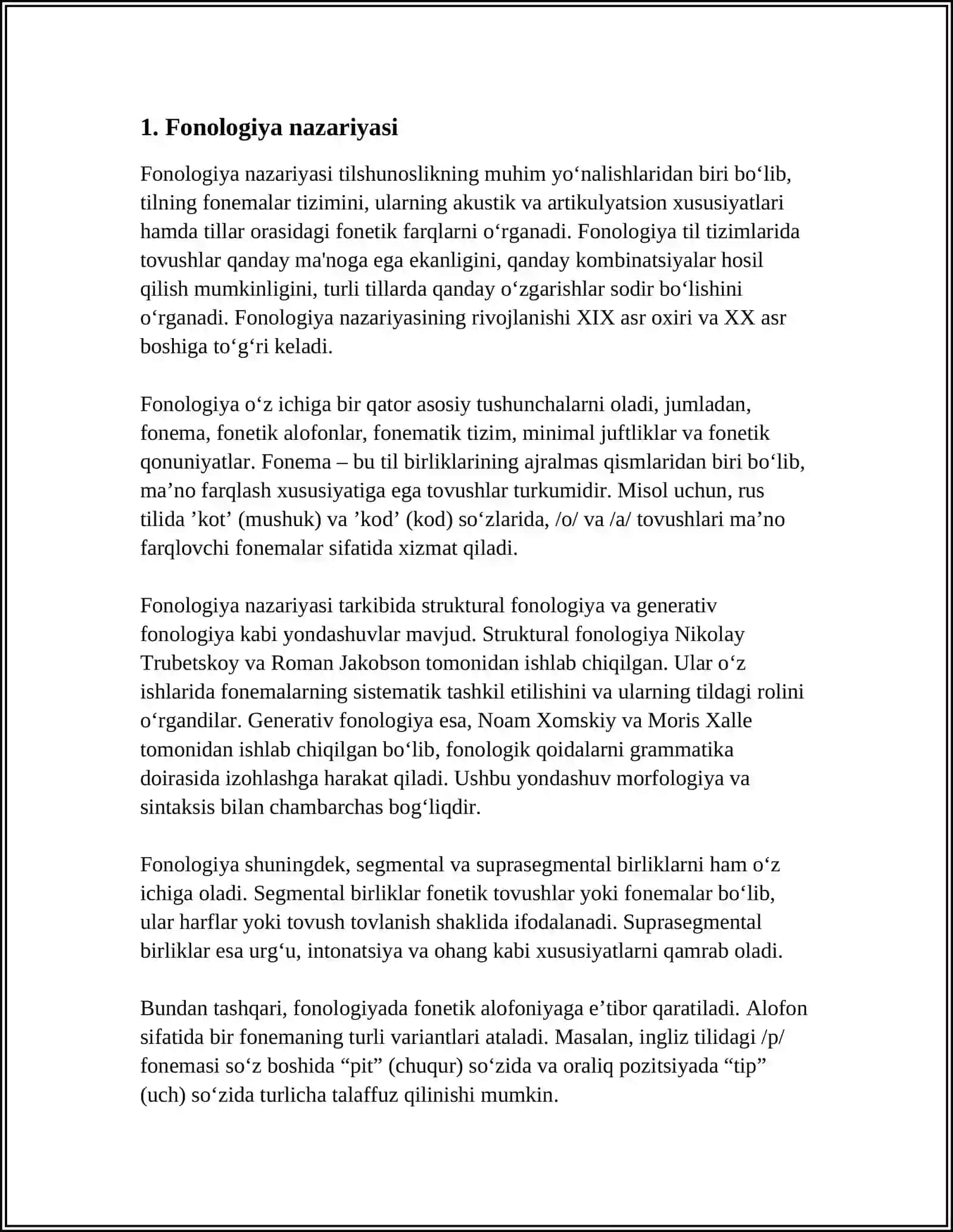 O'ZBEK TILI FONOLOGIYASI 3