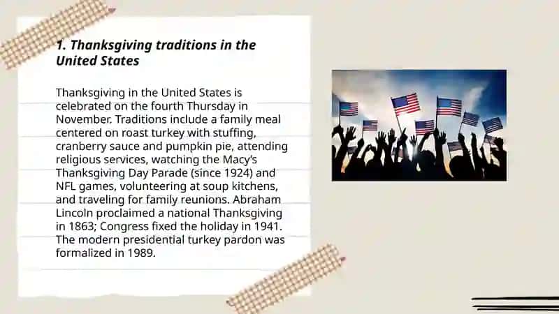 Thanksgiving traditions in the United States 3