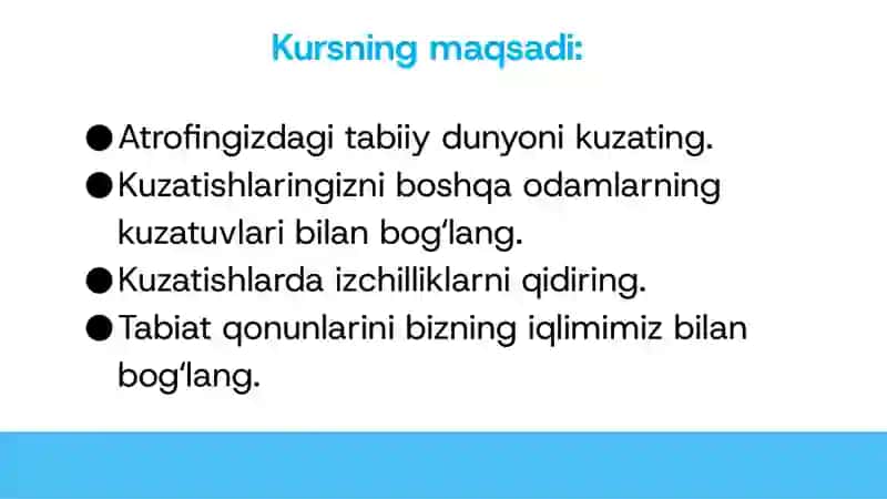Atrofimizni anglash 3