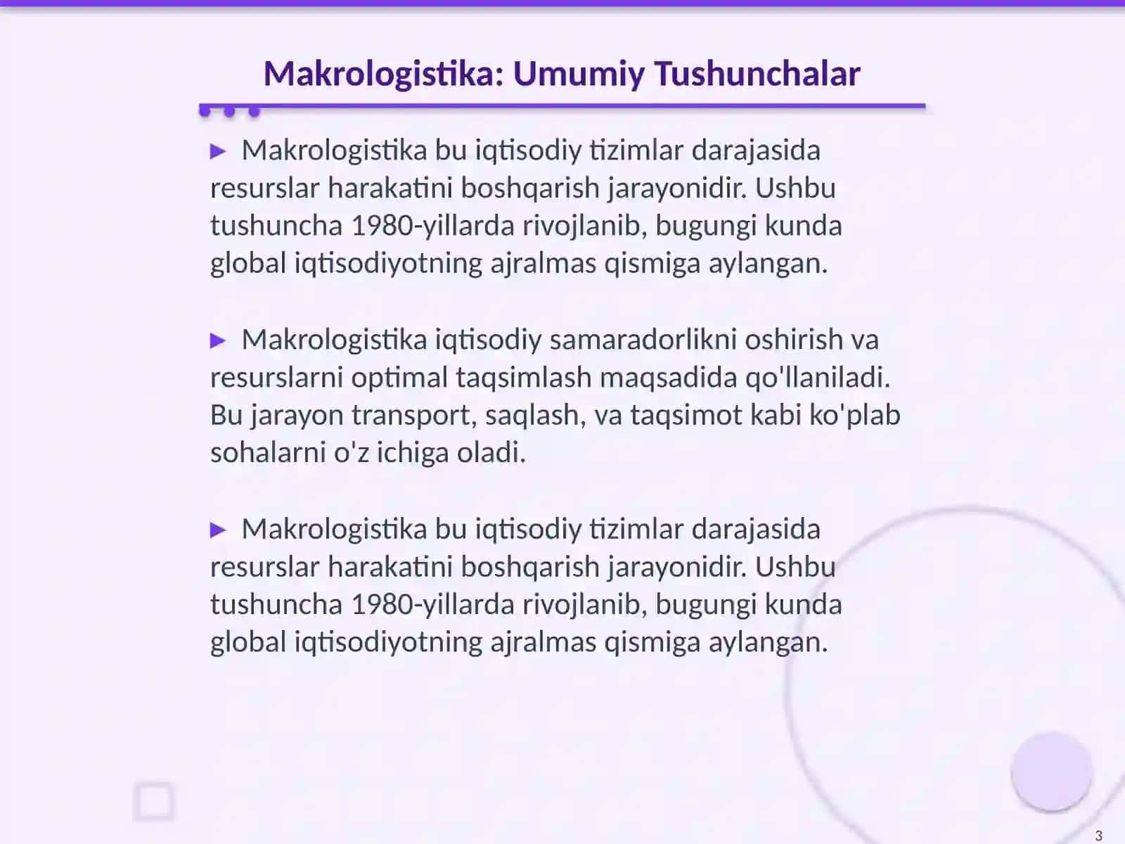 Makrologistika va Uning Umumiy Tushunchalari 3