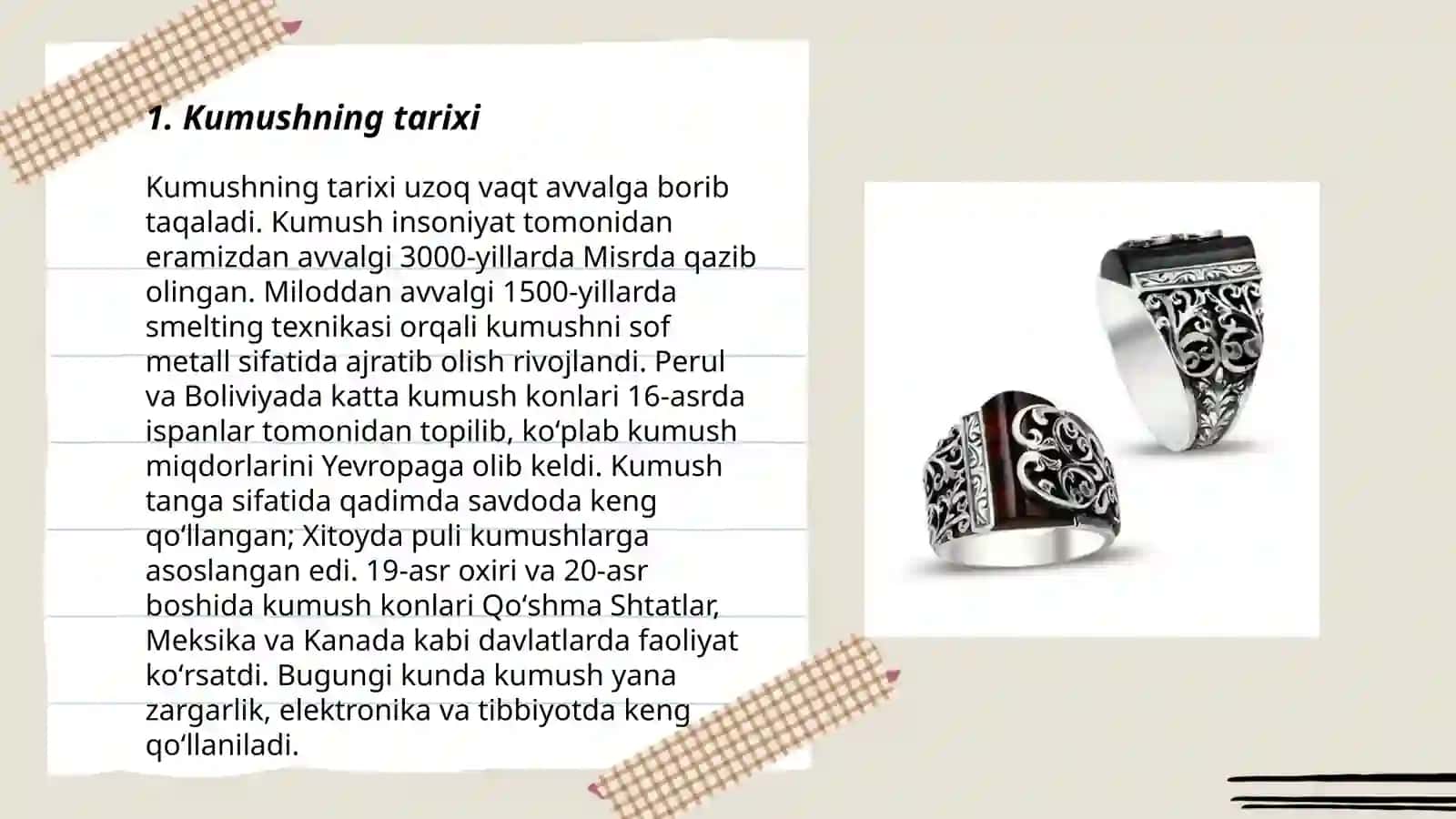 Kumushning tarixi 3