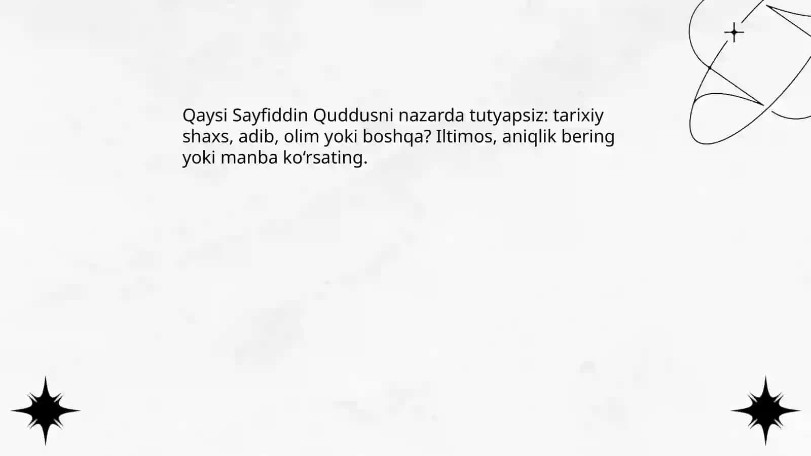 Sayfiddin Quddusning ijodiy faoliyati 3