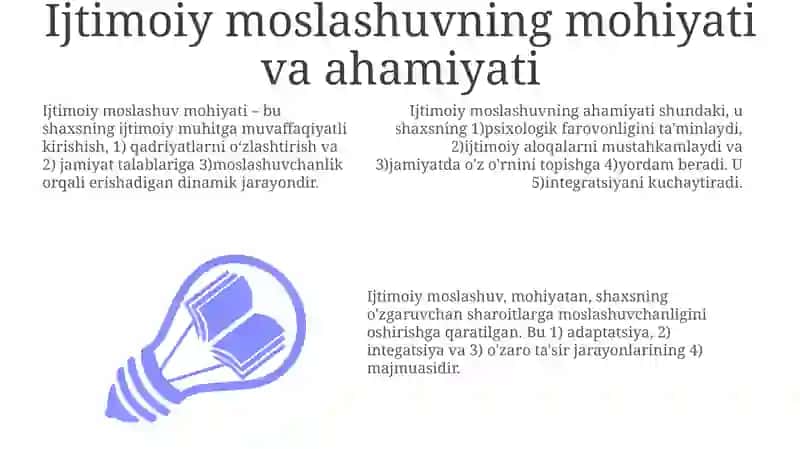 Ijtimoiy moslashuv 3