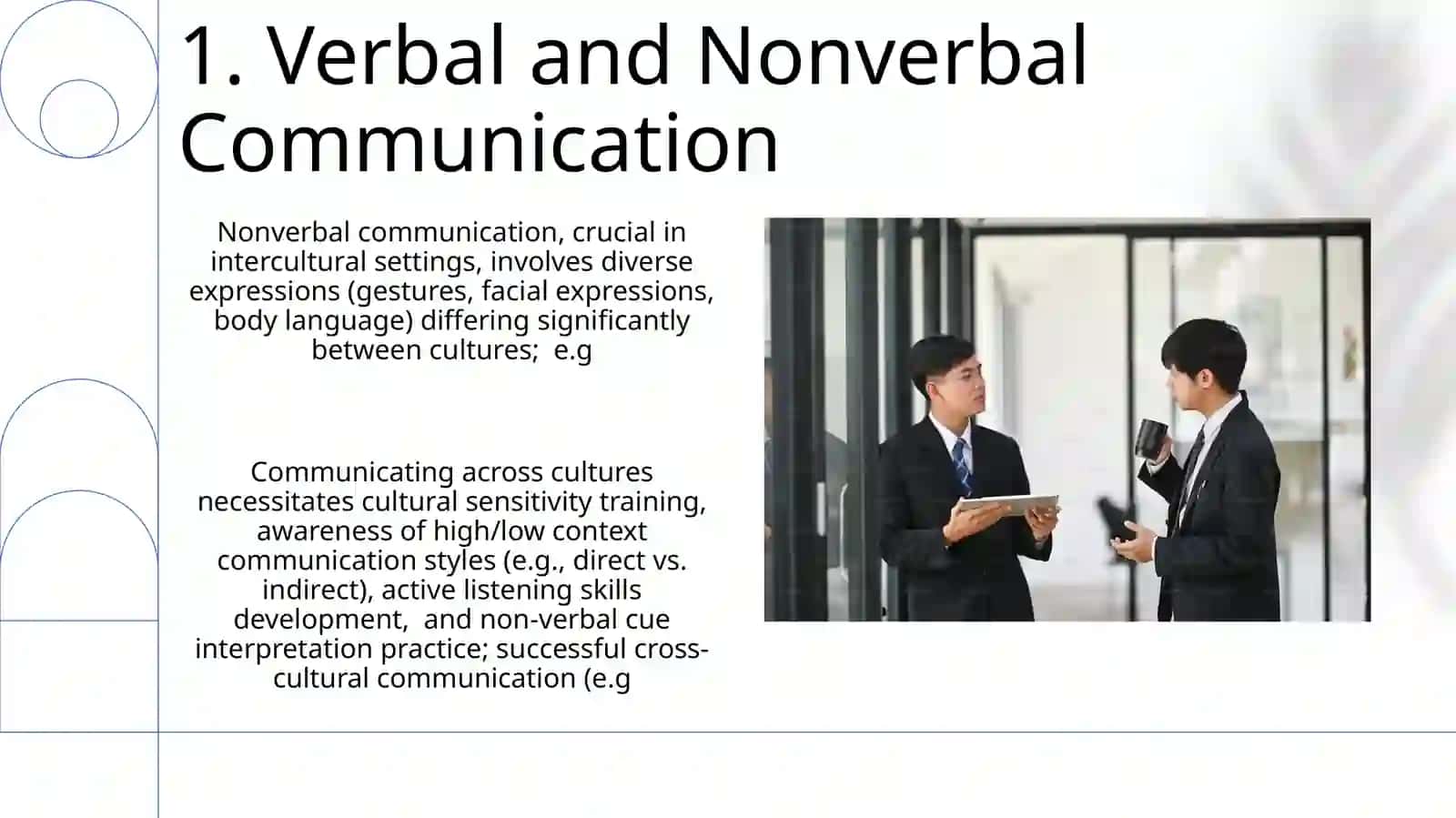 Communicating across cultures 3