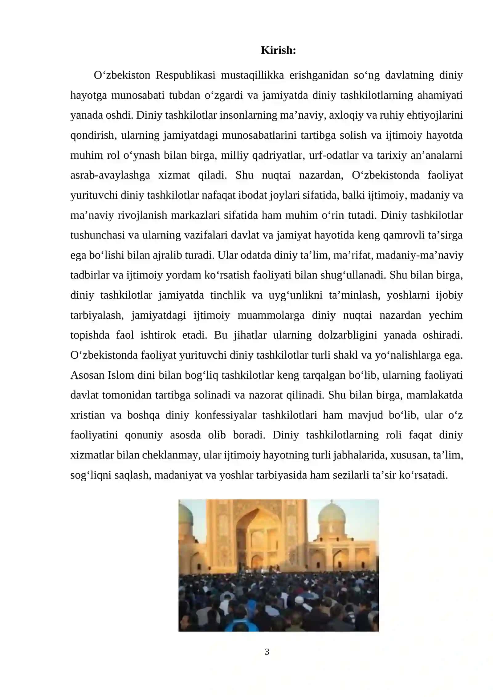 O'zbekistonda faoliyat yurituvchi diniy tashkilotlar 3