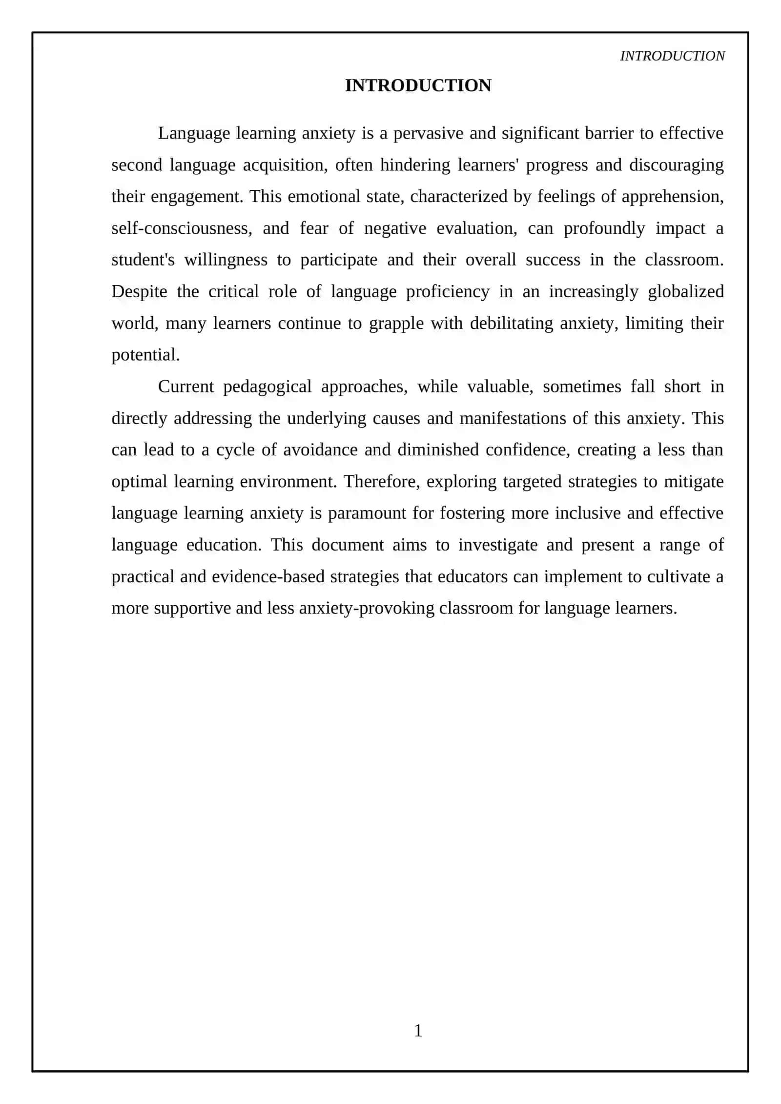 Strategies for Reducing Language Learning Anxiety in the classroom 3