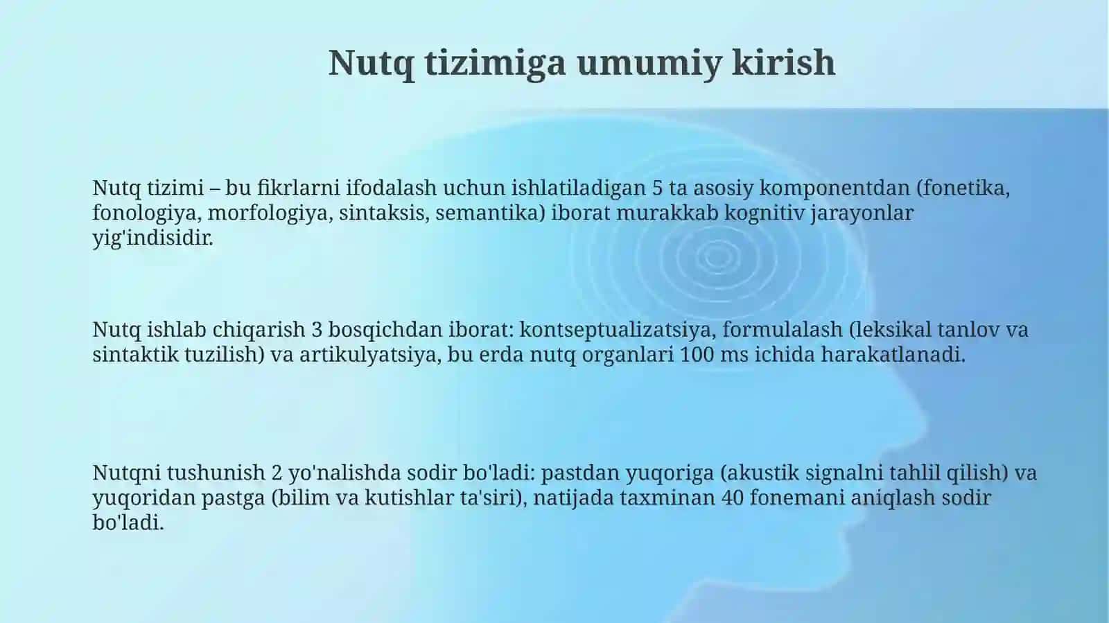Nutq sistemasi haqida umumiy tushuncha 3