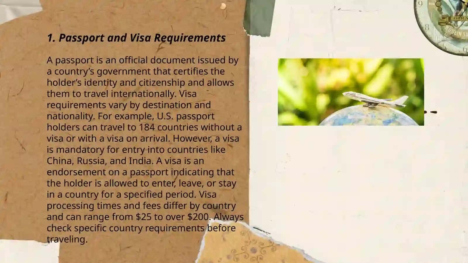 International travel 3