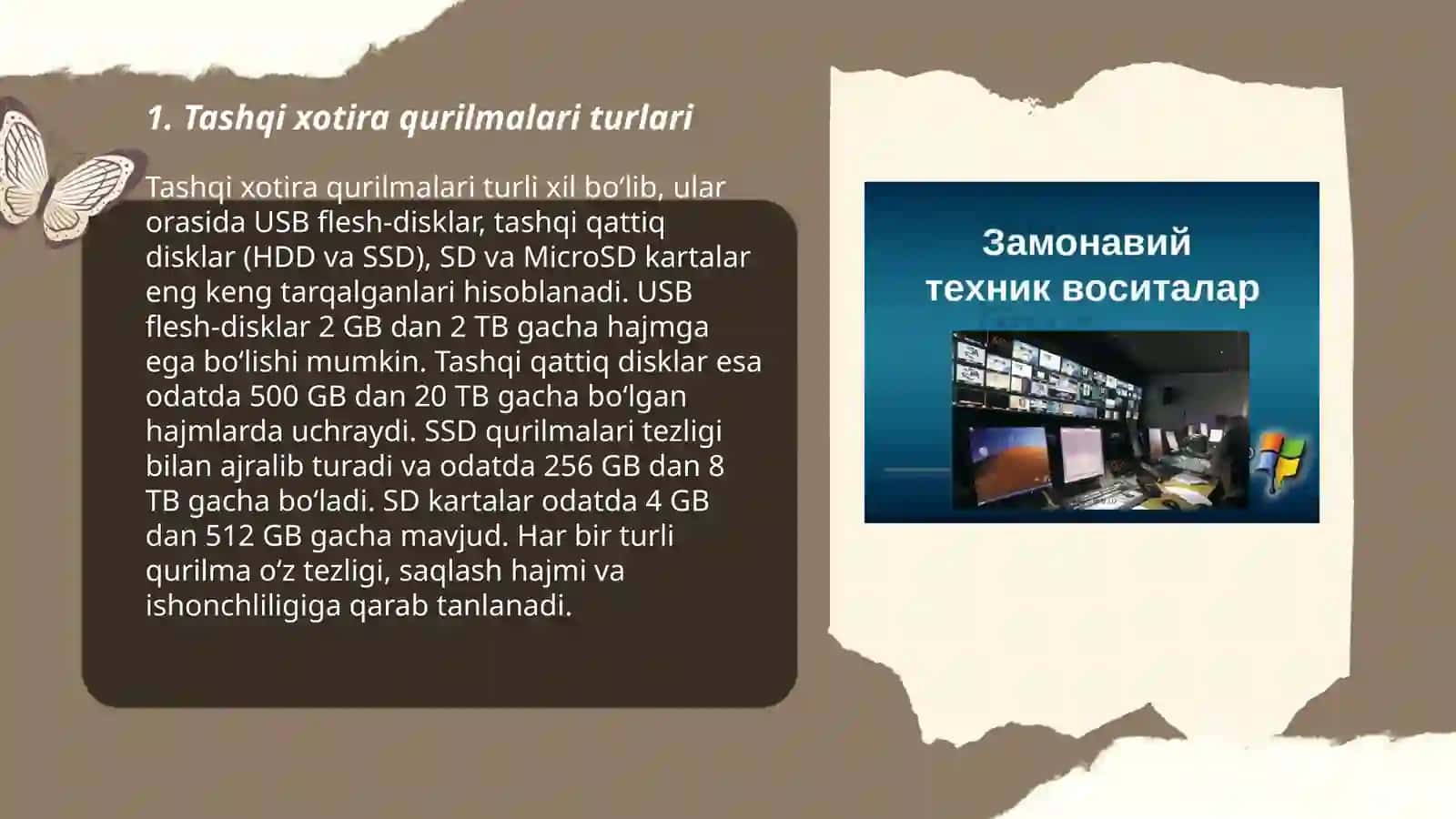 Tashqi xotira qurilmalari 3