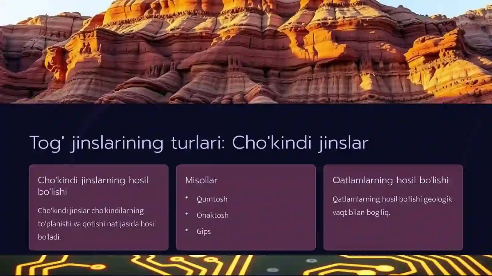 Tog' jinslari va foydali qazilmalarga kirish 3