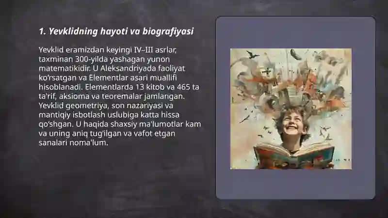 Yevklid va Eratosfen hayoti va ijodi 3