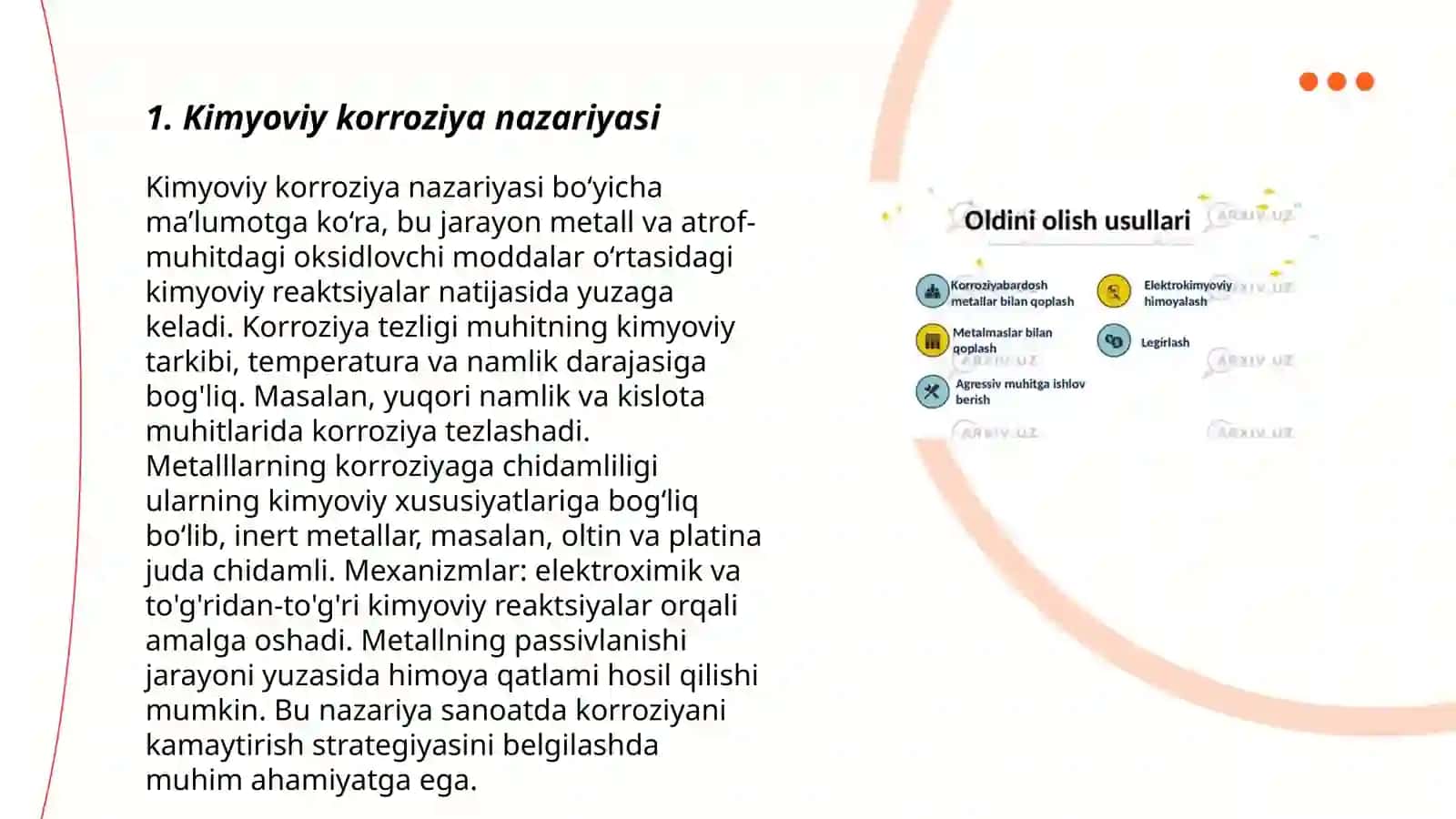 Metallar korroziyasi nazariyalari 3