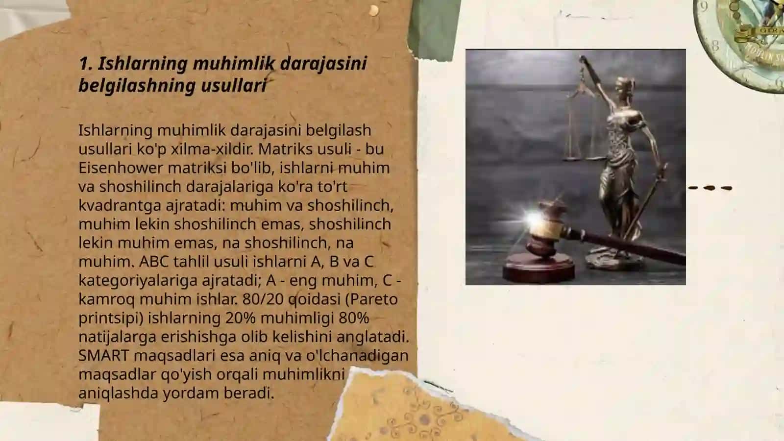 Ishlarning muhimlik darajasini belgilashning usullari 3