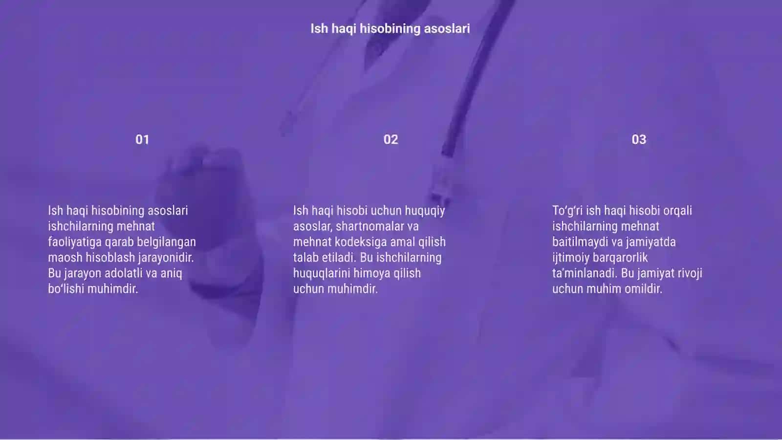 Ish haqi hisobi 3