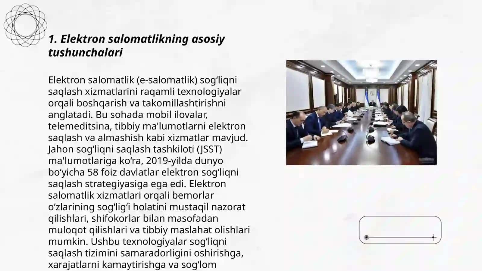 Elektron salomatlik tushunchalari 3