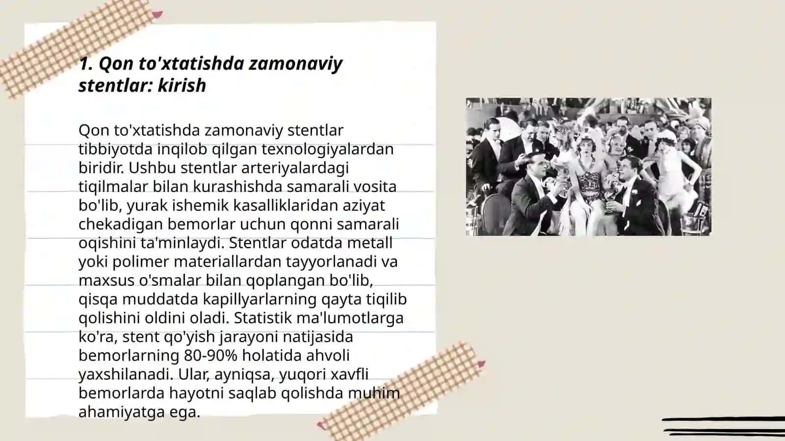 Qon to'xtatishda zamonaviy stentlar 3