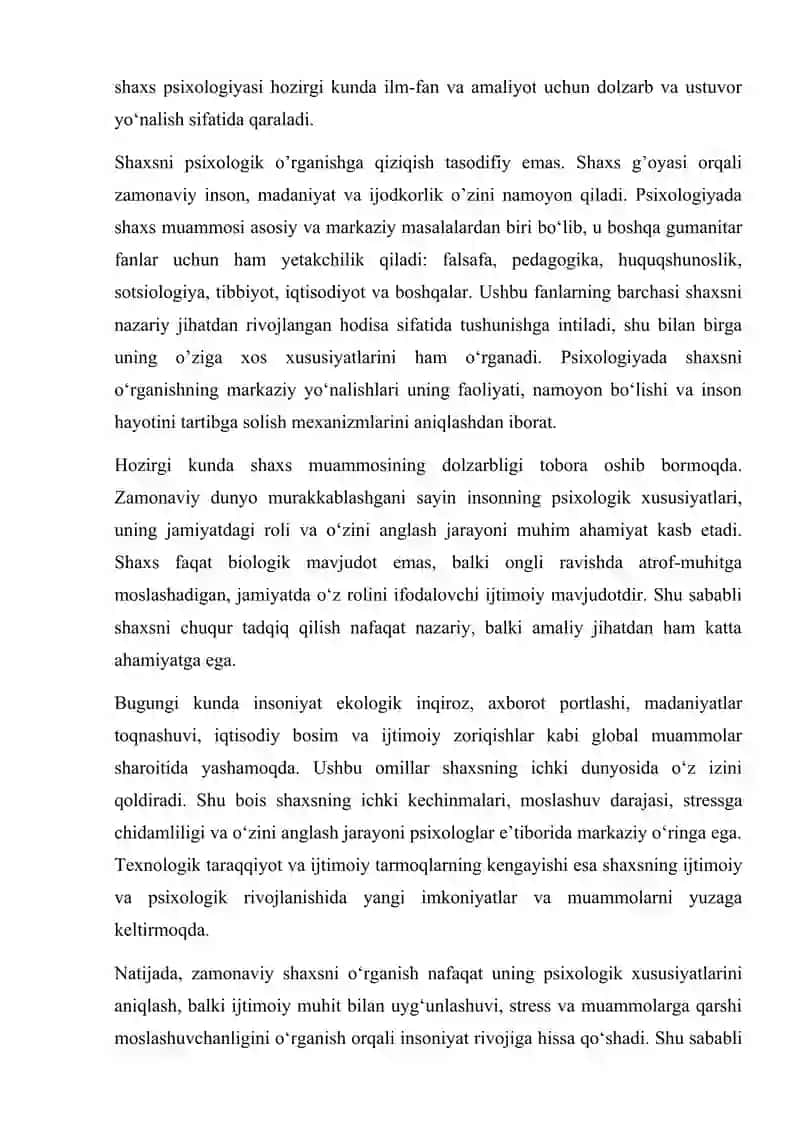Psixik holatlar 3