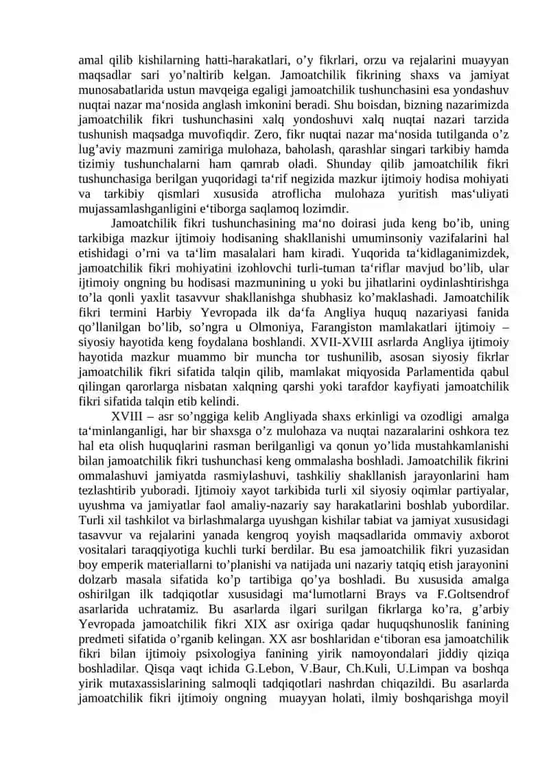 Jamoatchilik fikri sotsiologiyasi 3