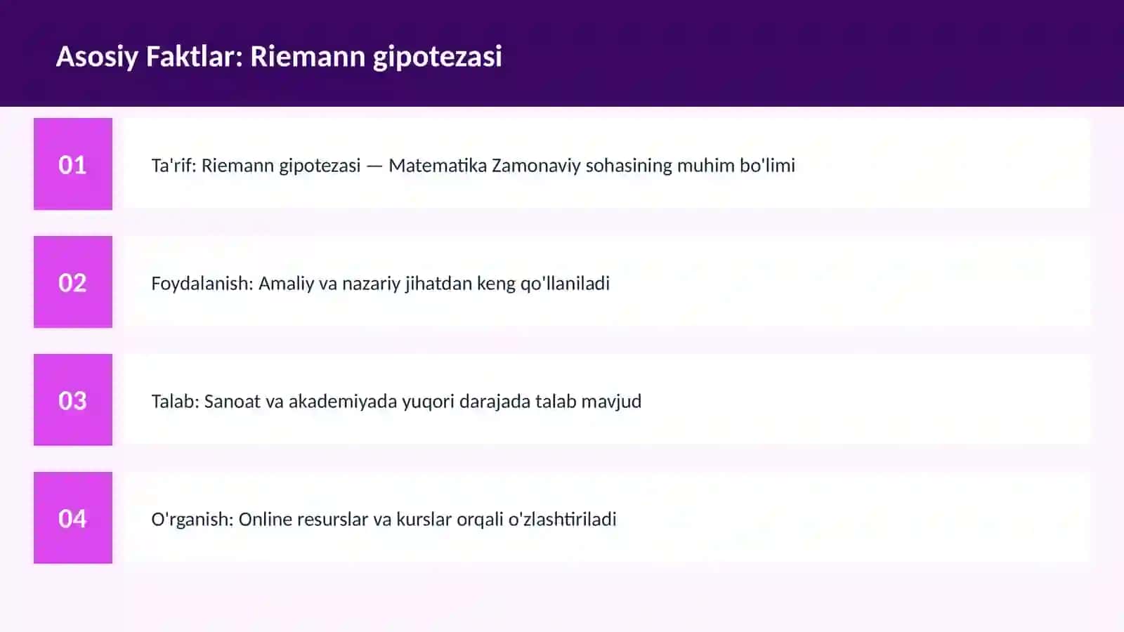 Riemann gipotezasi 3