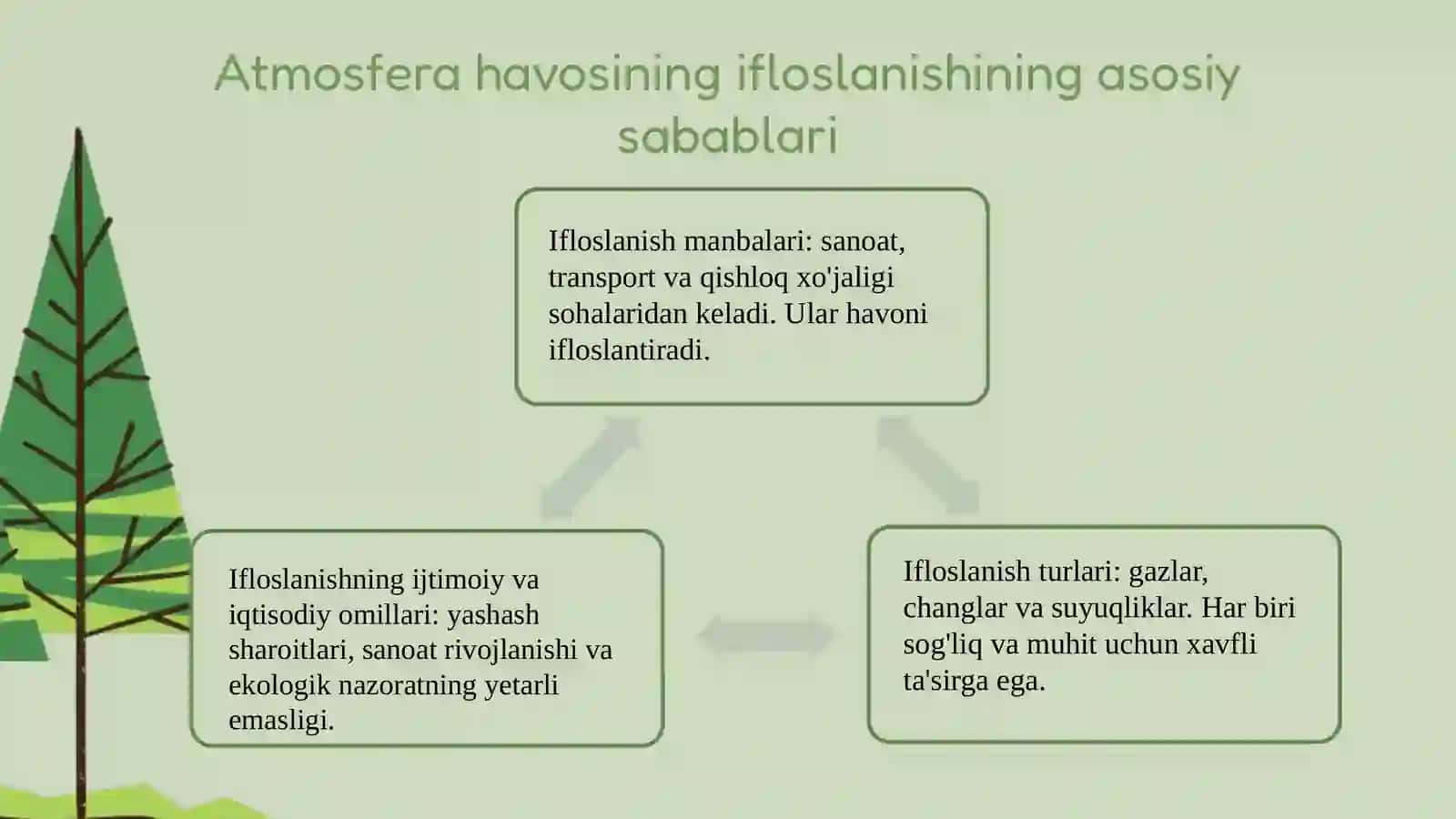 Atmosfera havosining ifloslanishi 3