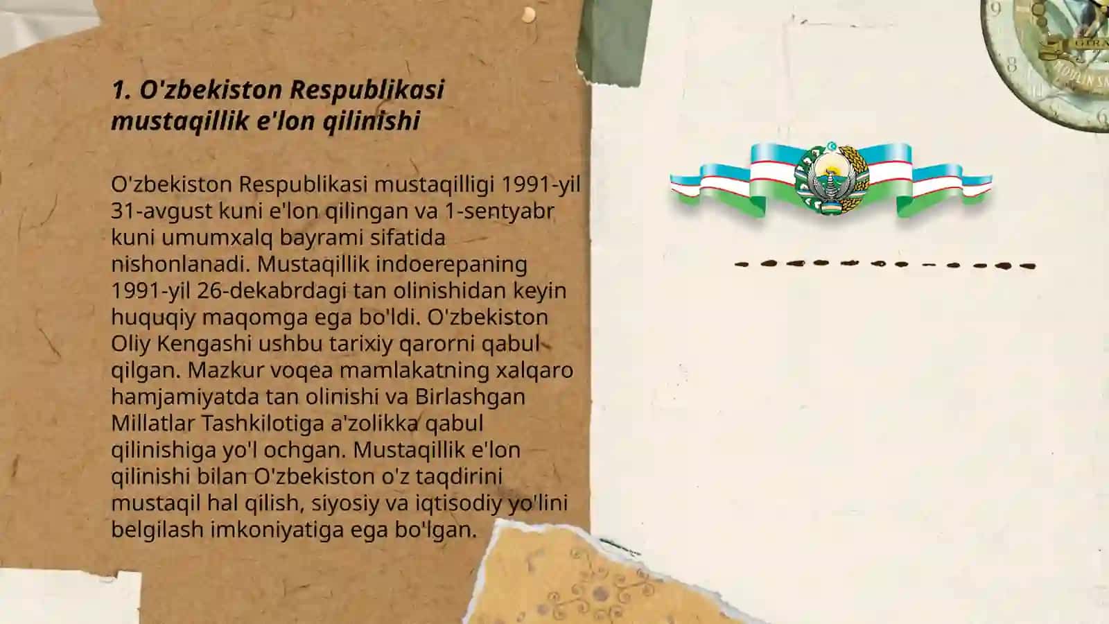 O'zbekiston Respublikasi mustaqil davlat 3